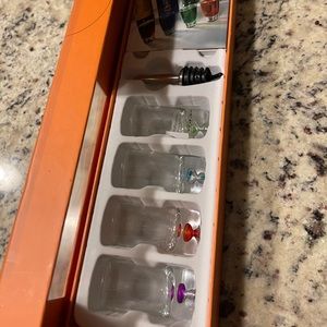 Shot glass kit with recipe book